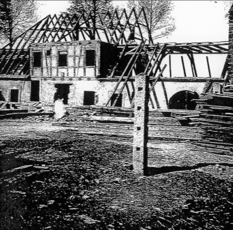 Rittergut Adlershof Umweltzentrum Oberlauterbach Vogtland NUZ - Abriss der Försterei anstelle des Herrenhauses © unbekannt