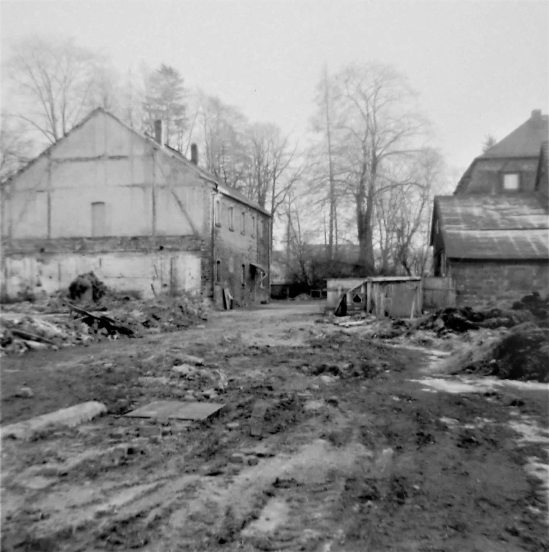 Rittergut Adlershof zu Oberlauterbach - Gutshof nach Abriss Stallungen © Fotostudio Pieschel