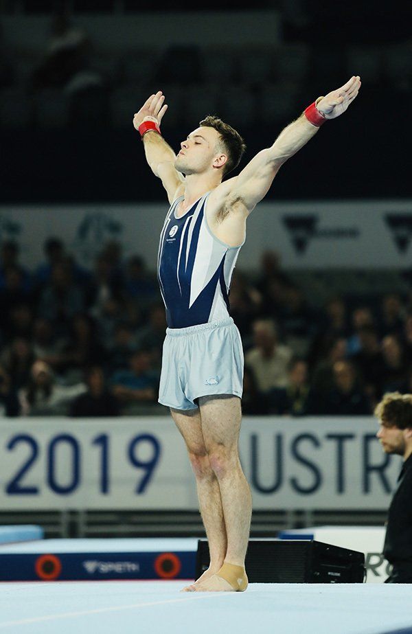 Corey Morton in competition