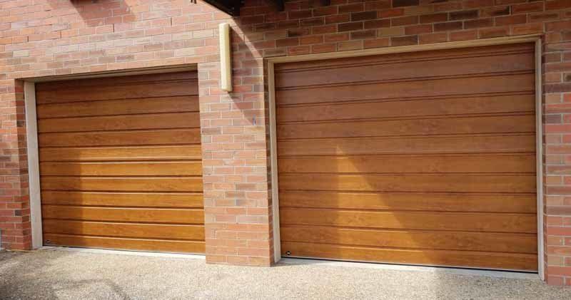 wood garage door
