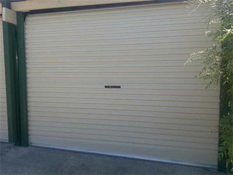 cream garage doors