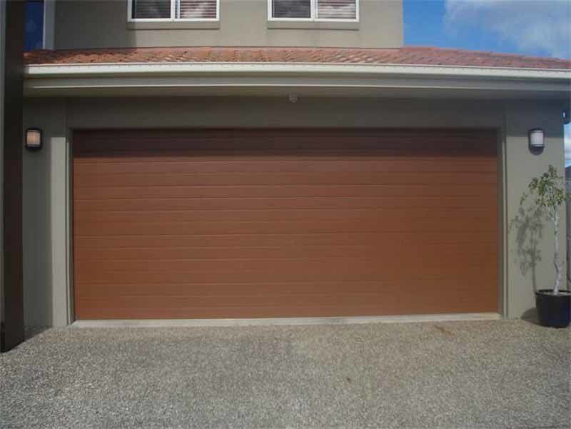 brown garage door