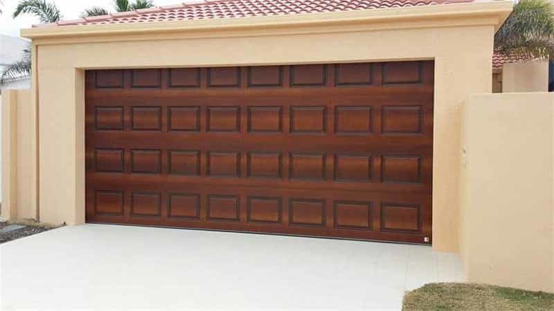 wood garage door