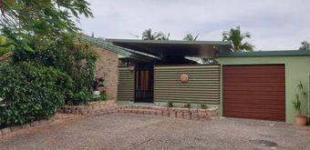 white garage door