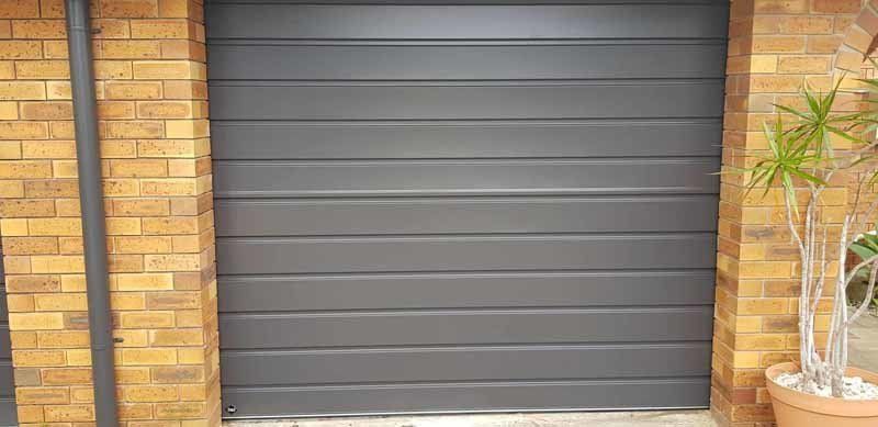 gray garage door