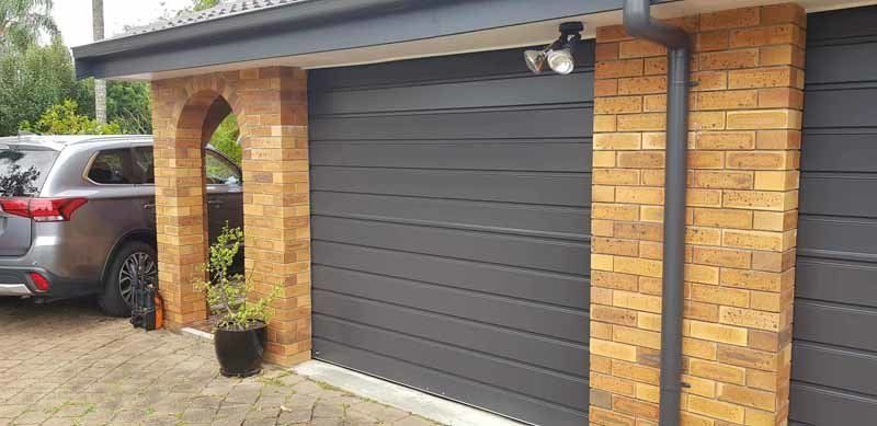 gray garage door