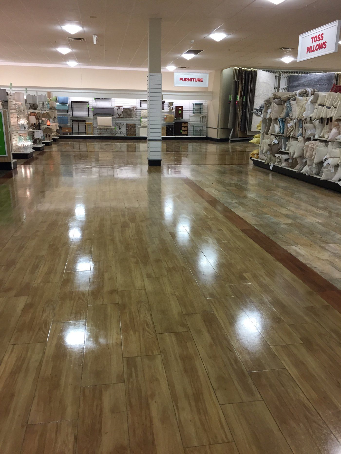 Store With Shinny Wood Flooring — Minneapolis, MN – Elver’s Cleaning Service