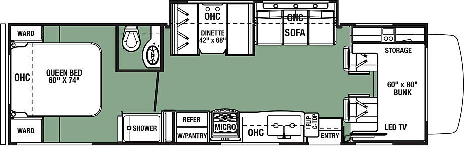 30 foot model floor plan