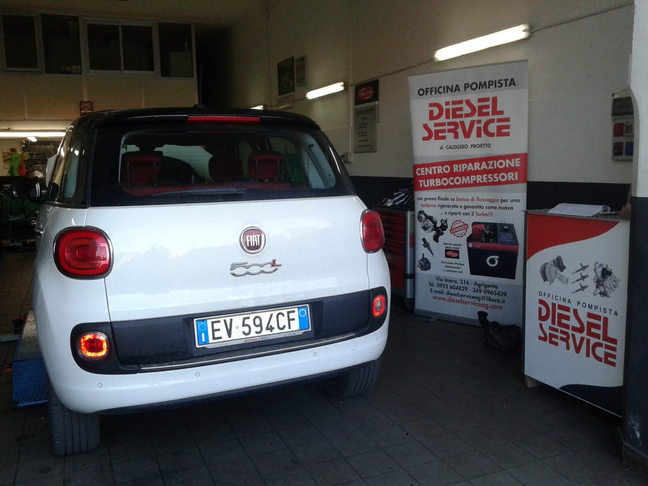 Auto in officina