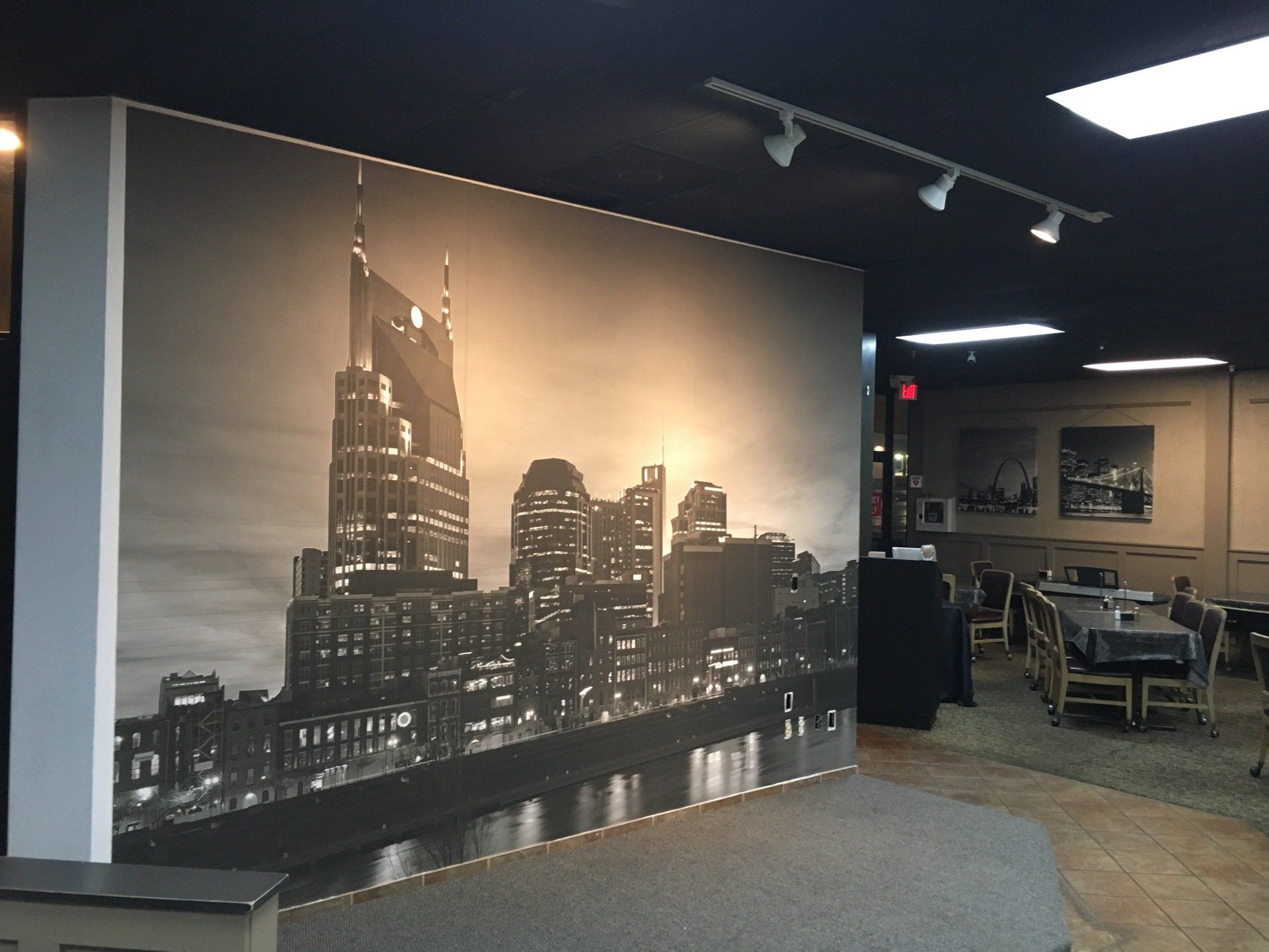 Incredible — Wall with City Mural in Franklin, TN