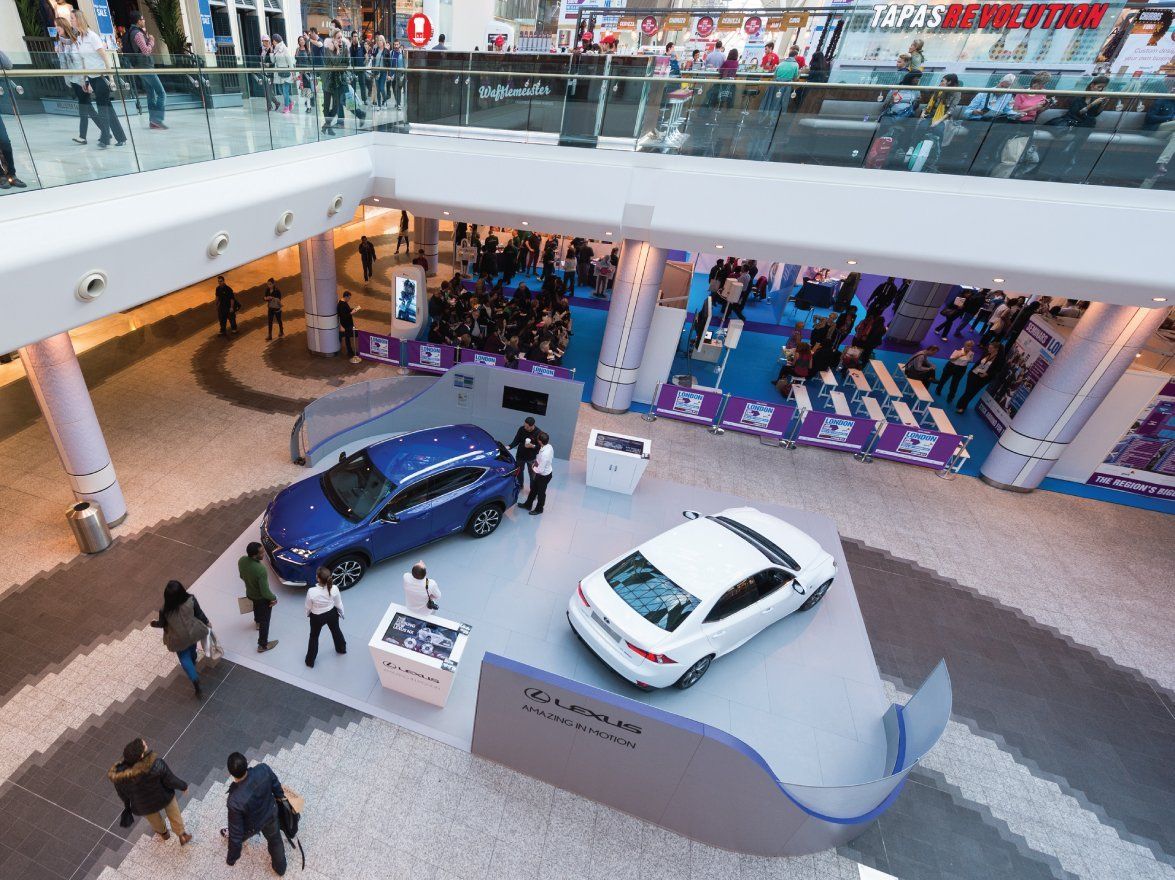 shopping mall floors for cars