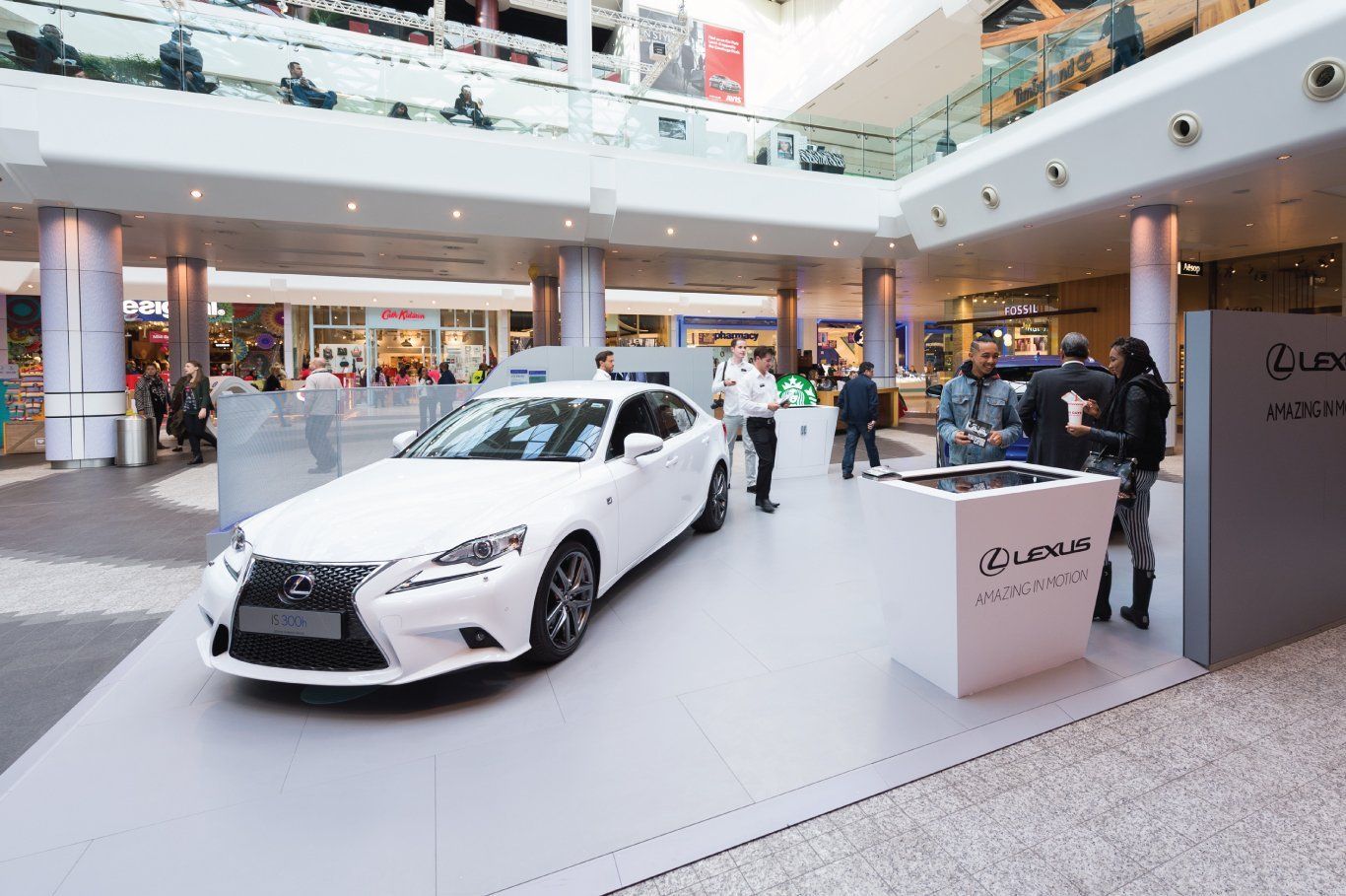 Experiential marketing stands for car advertising