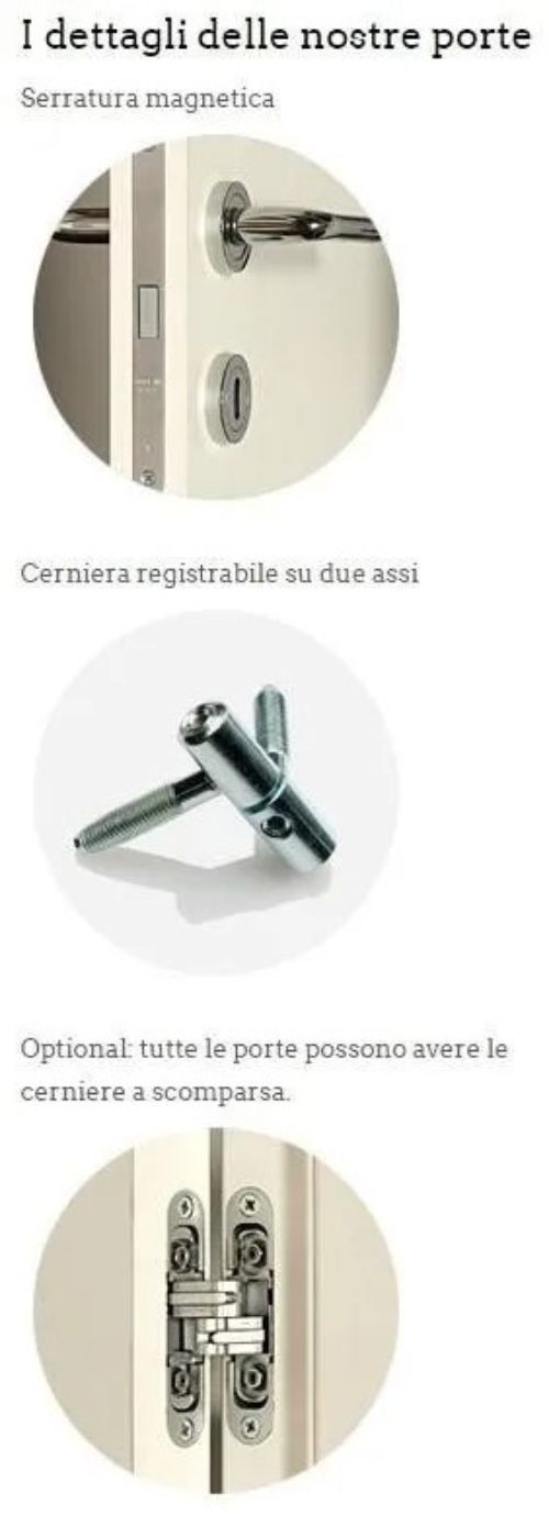 dettagli delle maniglie