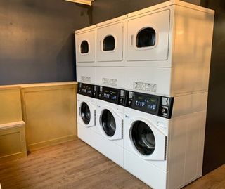 Self-service launderette