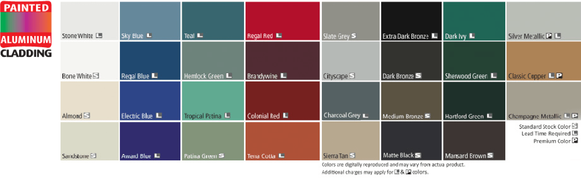 Roof Deicing Panels & Heated Roof Panels Colors