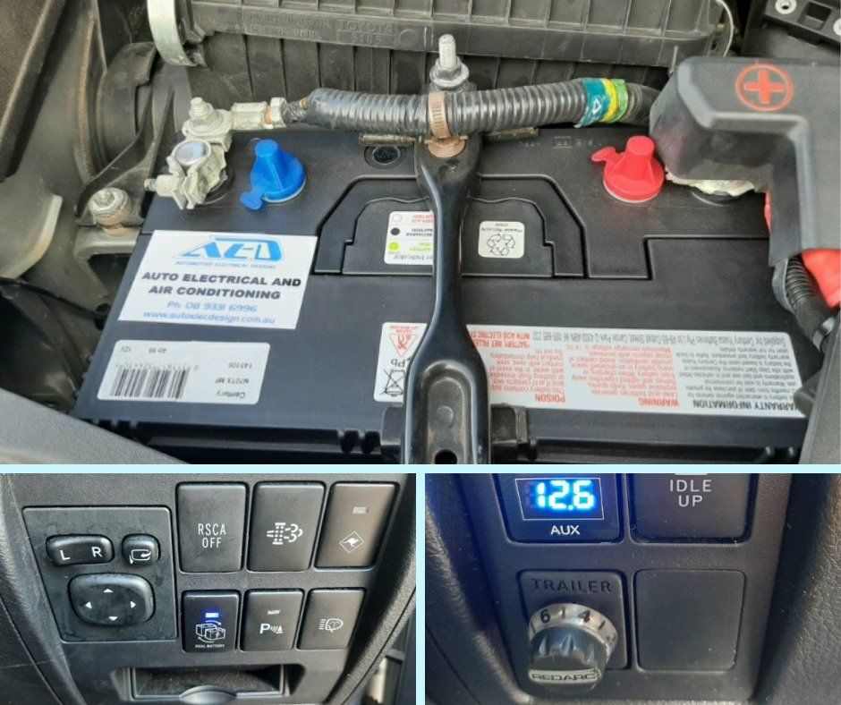 Toyota LandCruiser fitted with a dual battery system | Automotive Electrical Designs, O'Connor, Perth WA