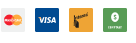 Options de paiement : Mastercard, Visa et PayPal.