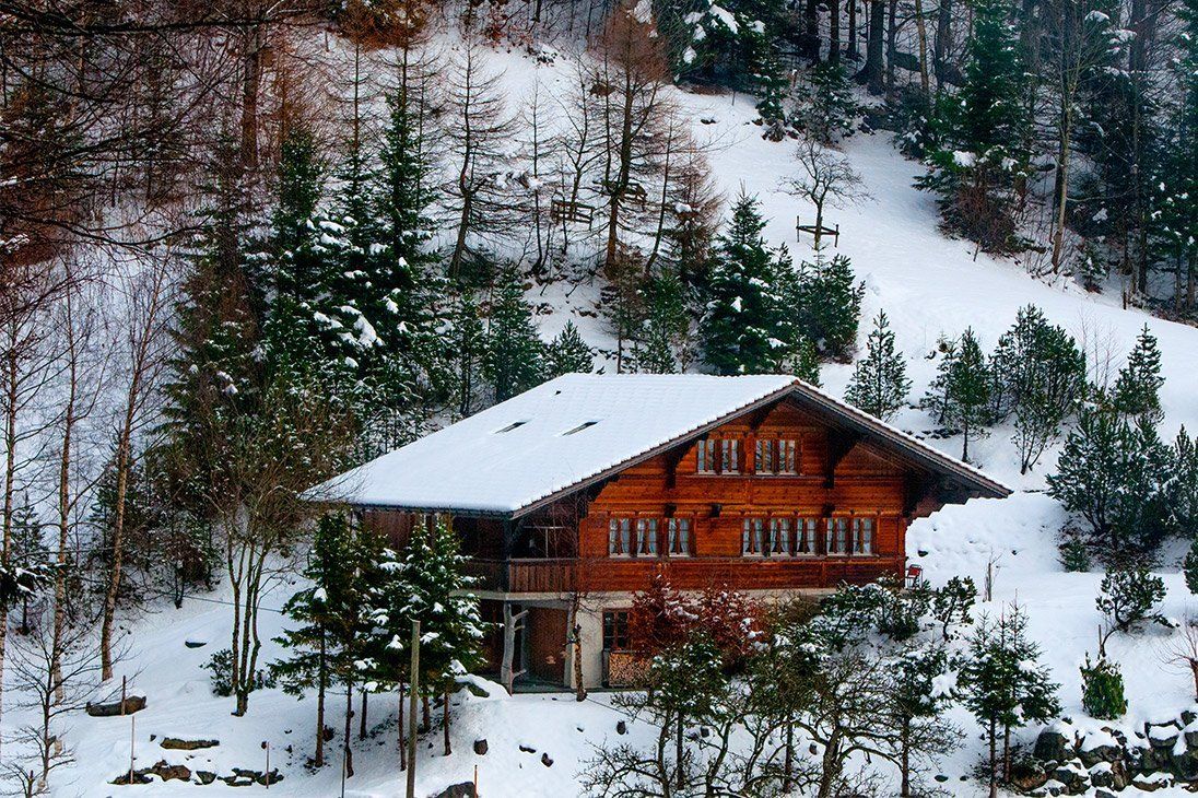 Large Winter House