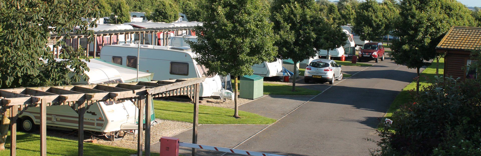 Holiday lodges at New House Farm holiday park