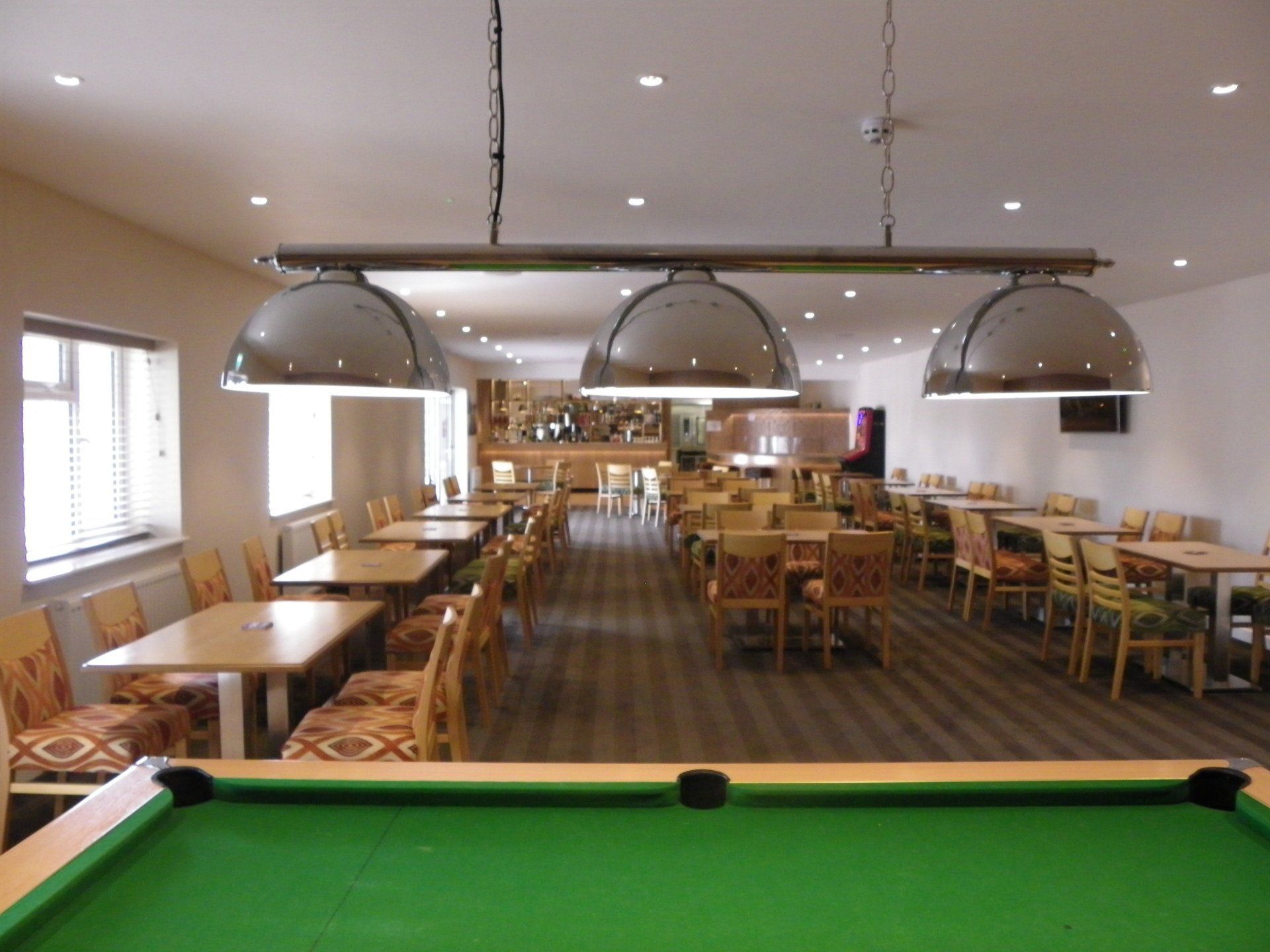 Pool table in Fairways Holiday park club house.
