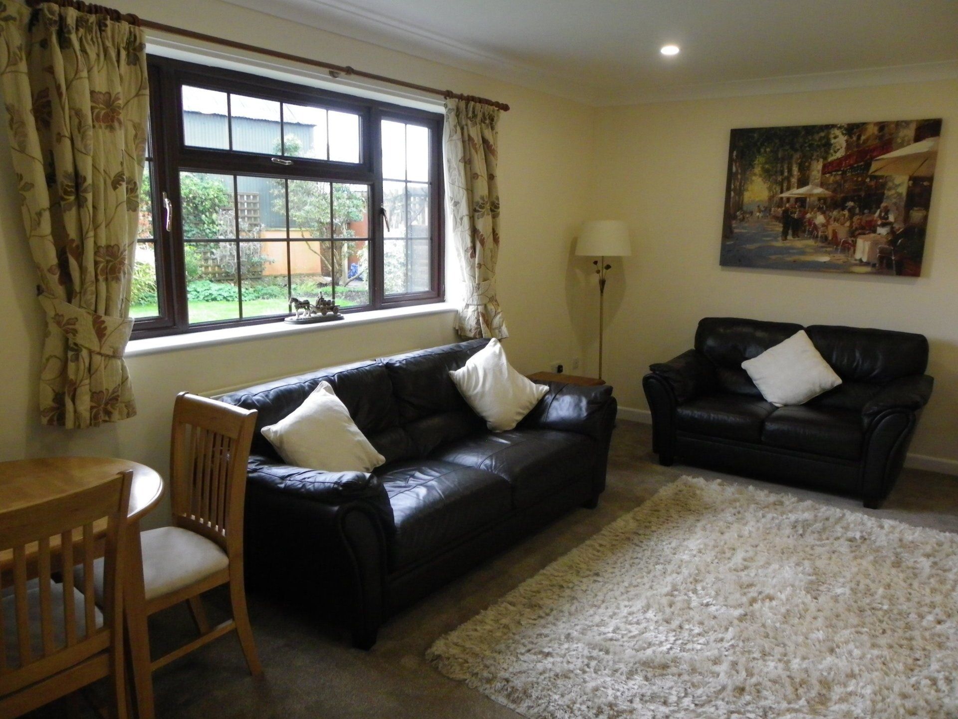 Lounge in the holiday cottage near Burnham-on-Sea.