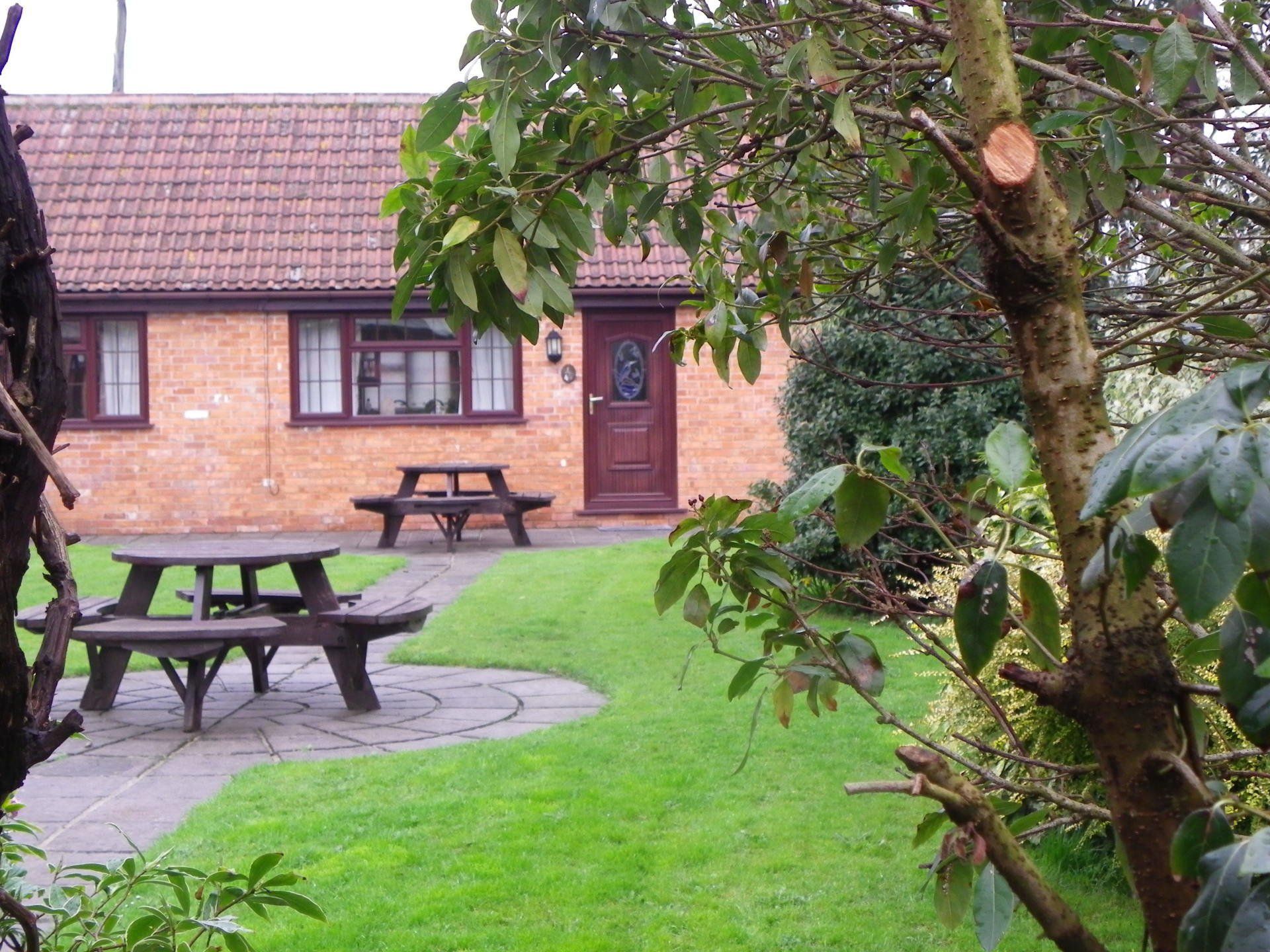 Outside 2 bedroom cottage near Burnham-on-Sea.