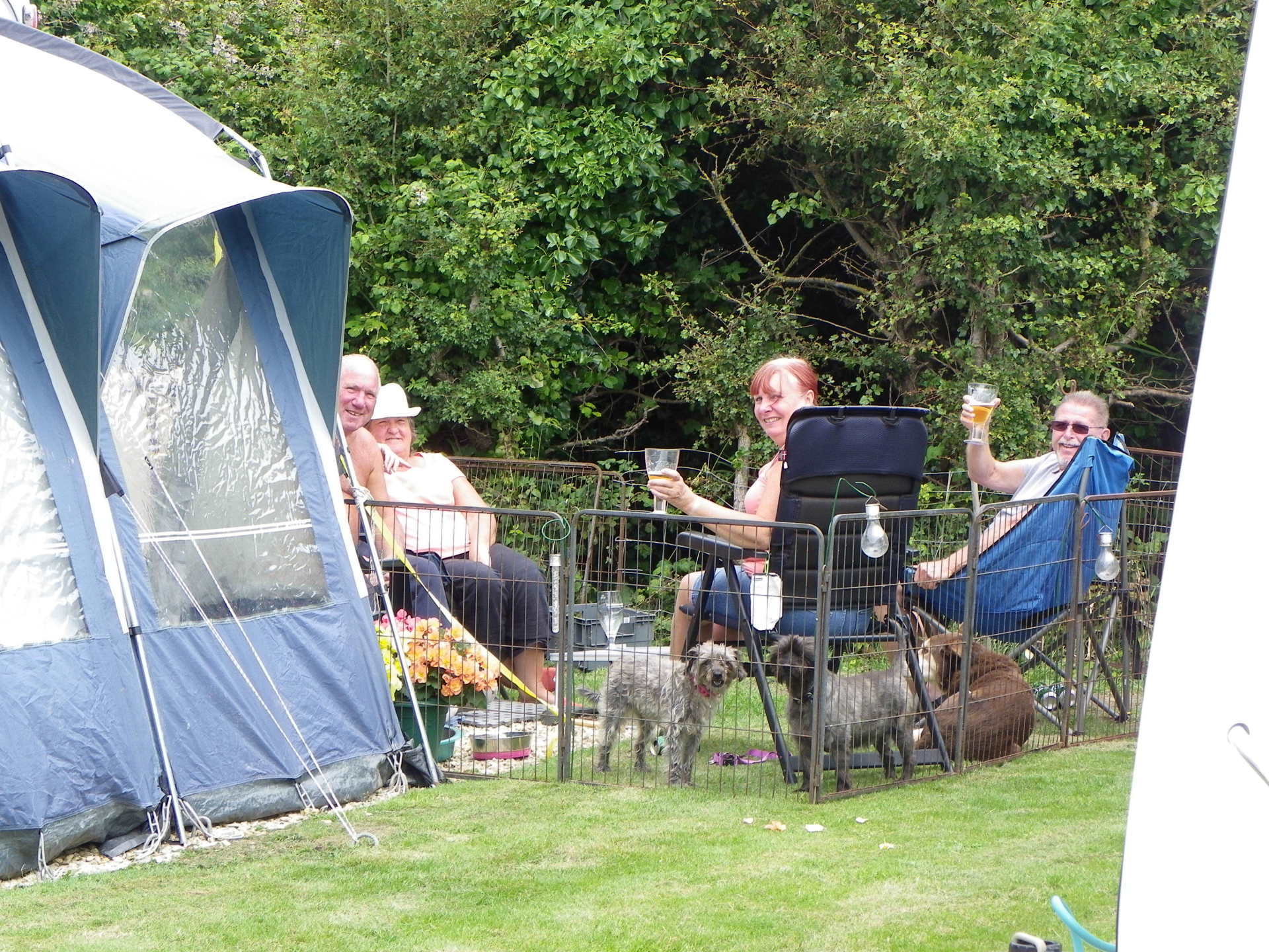 Family Enjoying the outdoors