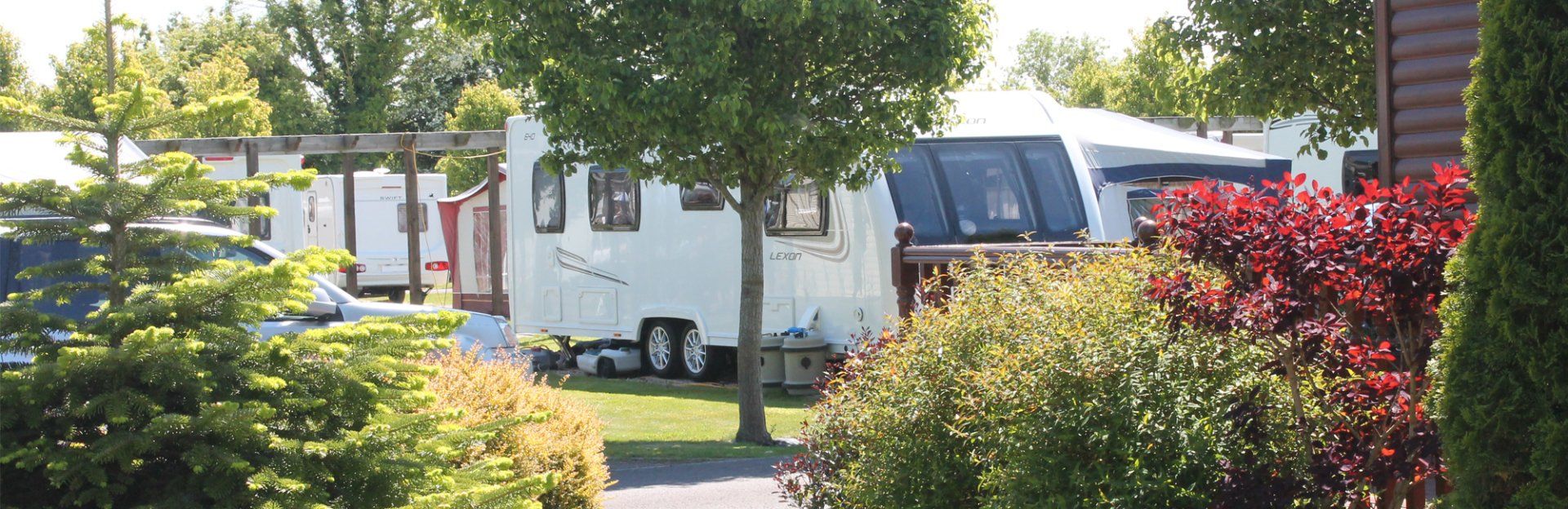 Holiday lodges at New House Farm holiday park