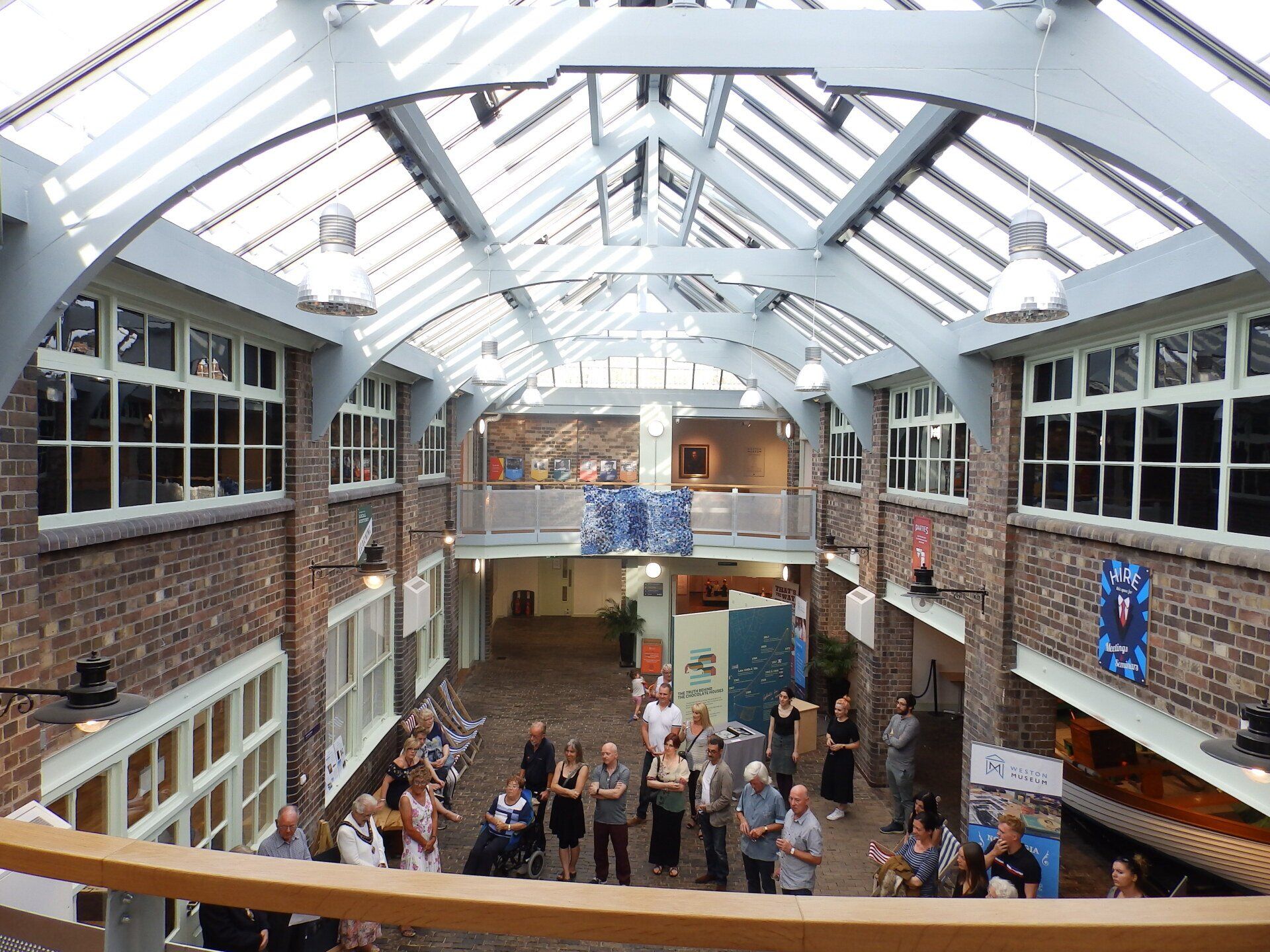Inside Weston Museum, Somerset