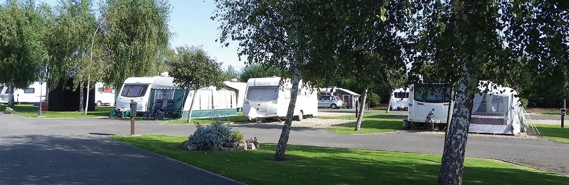 Seasonal caravan pitches in Somerset