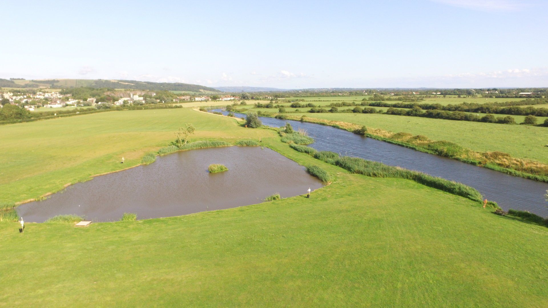 Fishing Lake near Cherry Tree Holiday Lodge Park