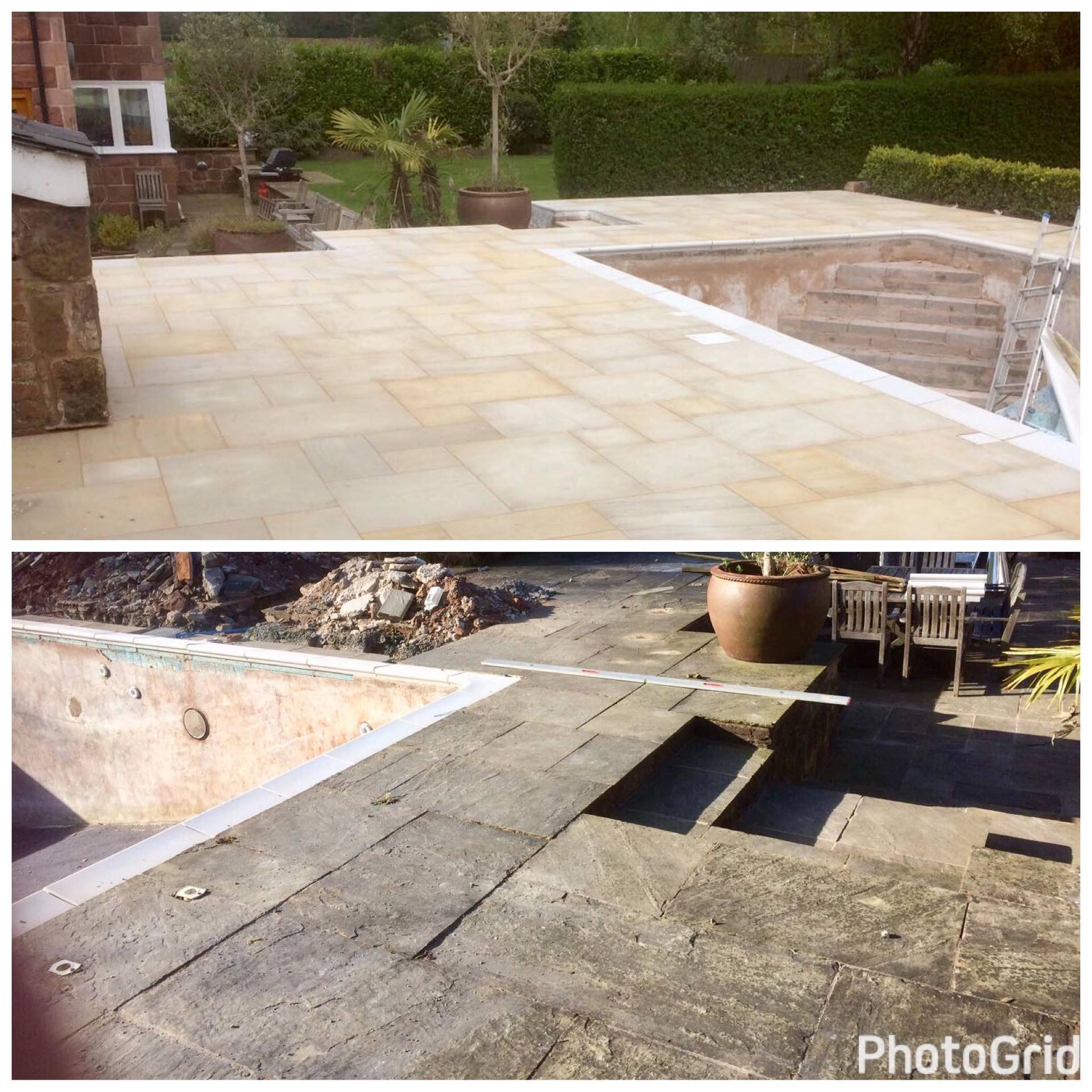 outdoor tiling