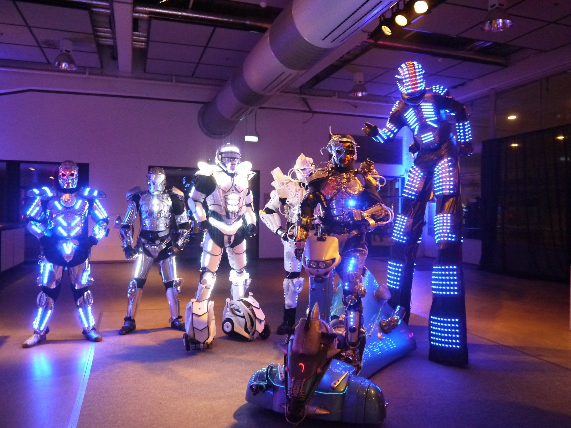 Silva Entertainment team LED Robots