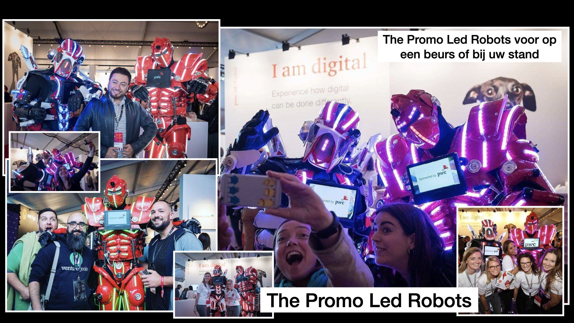 Promo LED Robots