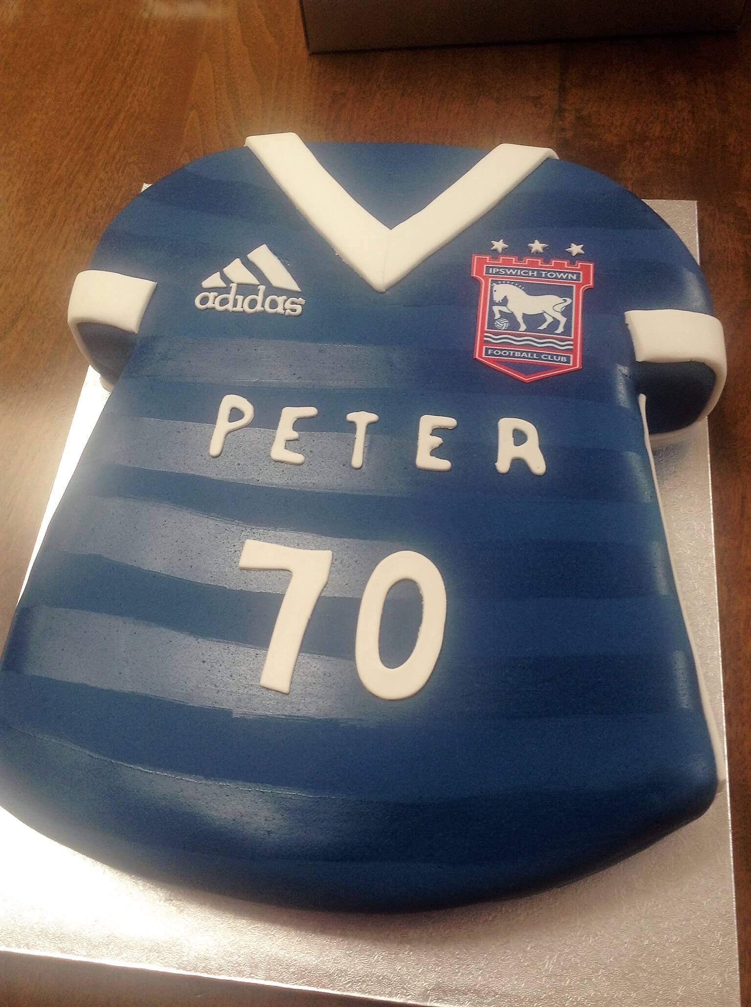 football shirt birthday cake