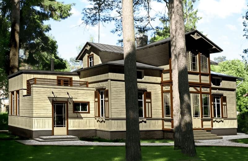 Renovation of Wooden Residential Home in Jurmala. | Arhitektūras birojs MODUS-R