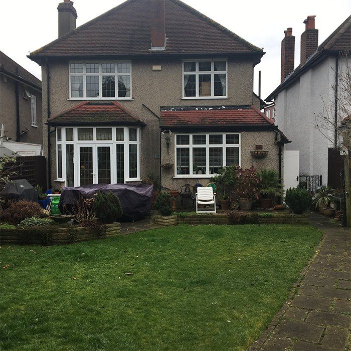 House backyard