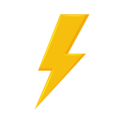 lightning bolt graphic