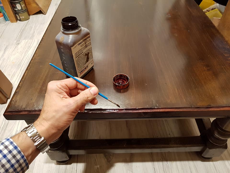 restauro tavolino