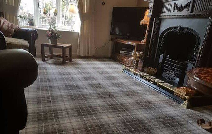 checkered carpet