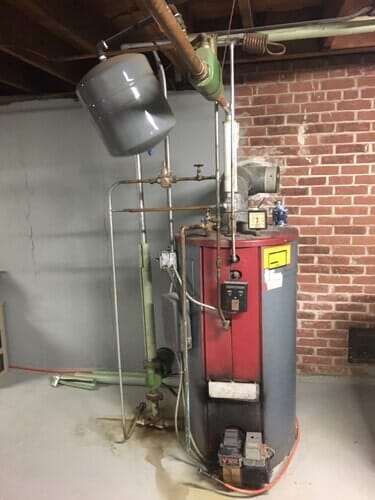 Energy Efficient Heating — Before Energy Efficient Unit Installation in Hartford, CT Energy Efficient Heating — Before Energy Efficient Unit Installation in Hartford, CT