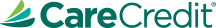 CareCredit logo with teal and green abstract design.