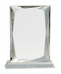 Gem cut Optic Crystal Plaque