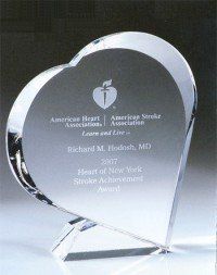 Optic Crystal Giving Heart Award