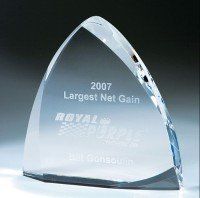 Optic Crystal Peak Award Optic Crystal Peak Award