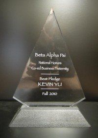 Acrylic Triangular Pop-Up awards