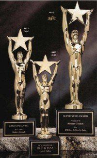 24K Goldplated Star Achievement