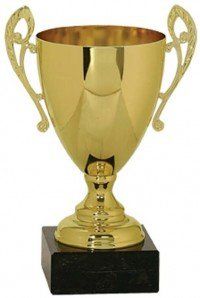 Mega Polish Brass Gold Trophy Cup