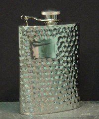 English Pewter Flask-8oz