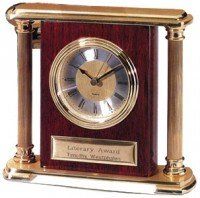 Rosewood Mantle Clock